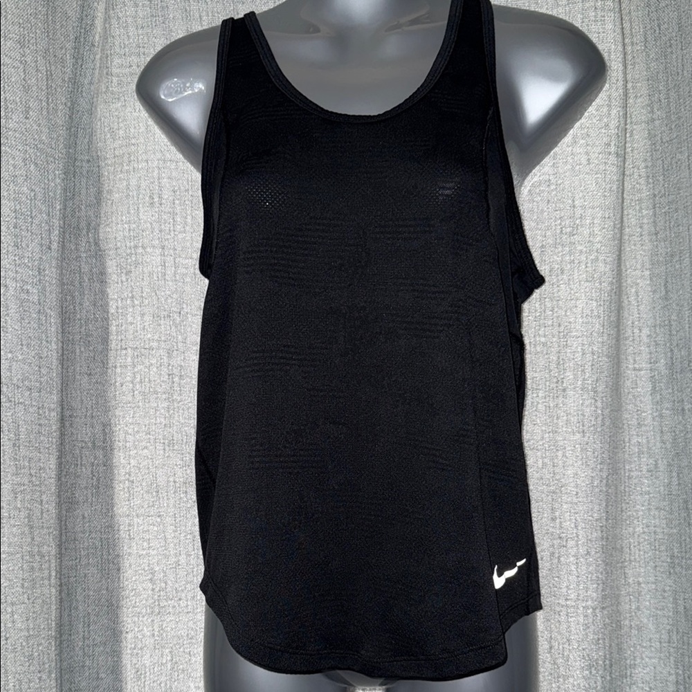 Nike Black Dri fit Relaxed Athletic Tank Top